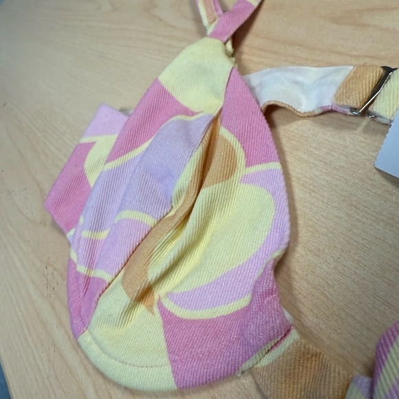 PacSun NWT size 6 bra top (not a bra) Pink and Yellow Patterned FREE w/100 purch - Picture 10 of 10